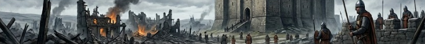 scarred and burnt land of 11th century england
