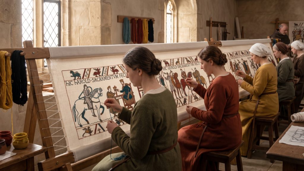 Anglo-saxon embroiderers 1077