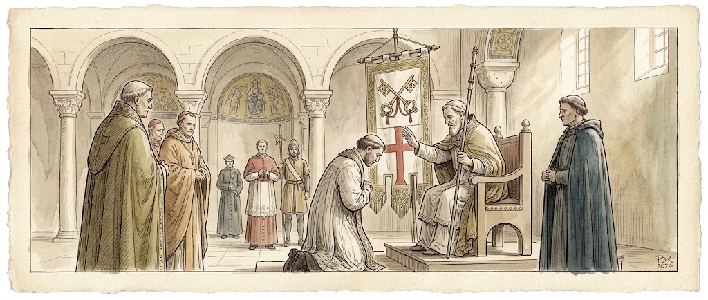 The Papal Banner and Blessing